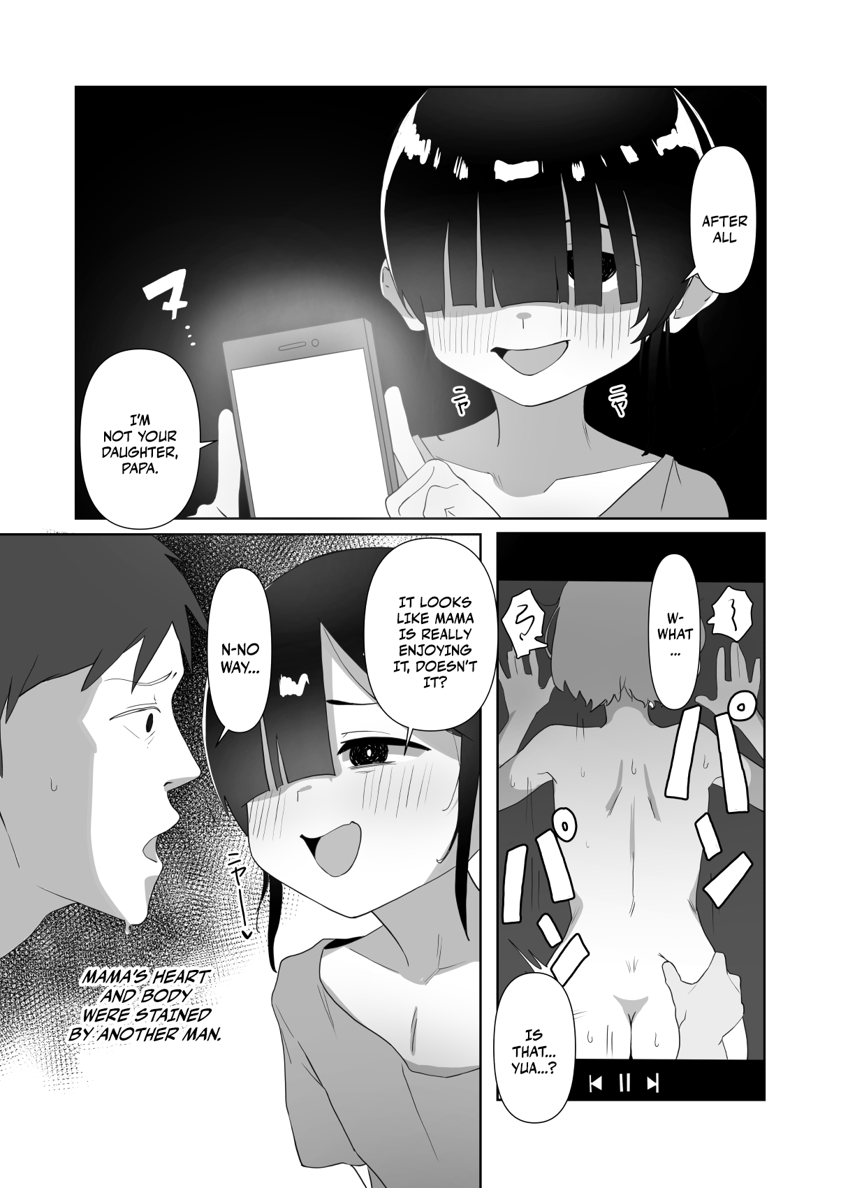 Hentai Manga Comic-A Gloomy Girl's Way To Commit Reverse-NTR ~ Having Immoral Cheating Sex With My Adoptive Daughter ~-Read-9